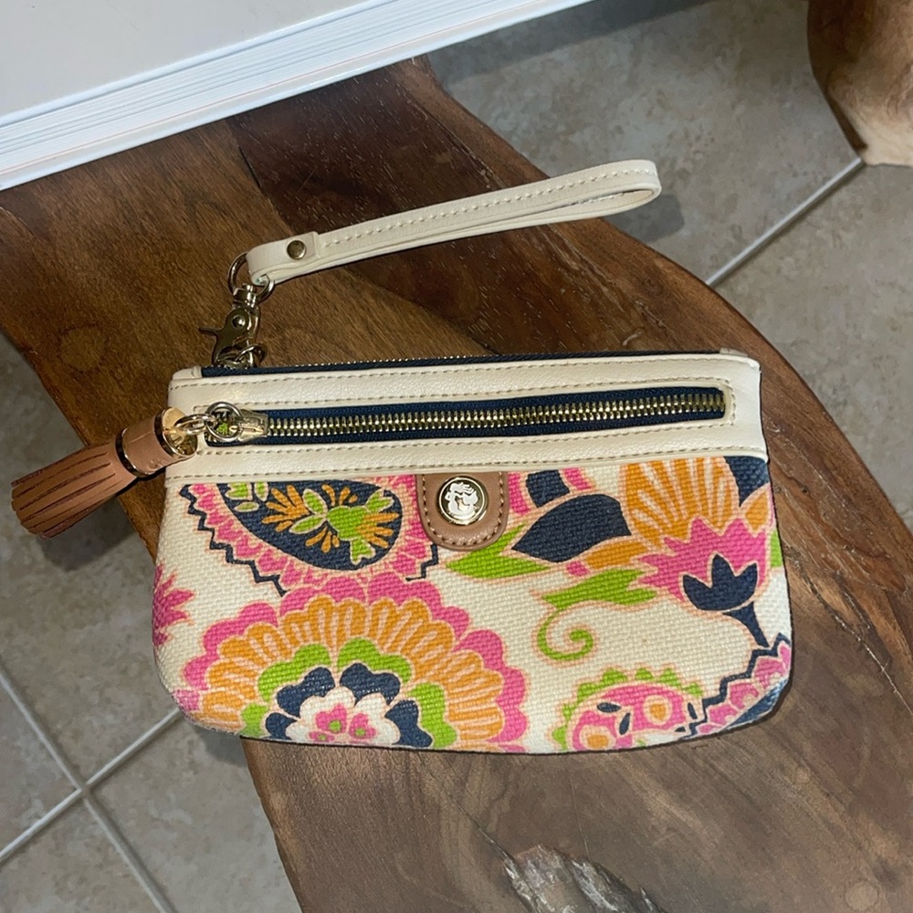 SPARTINA 449 Daufuskie Mermaid Wristlet Wallet Purse